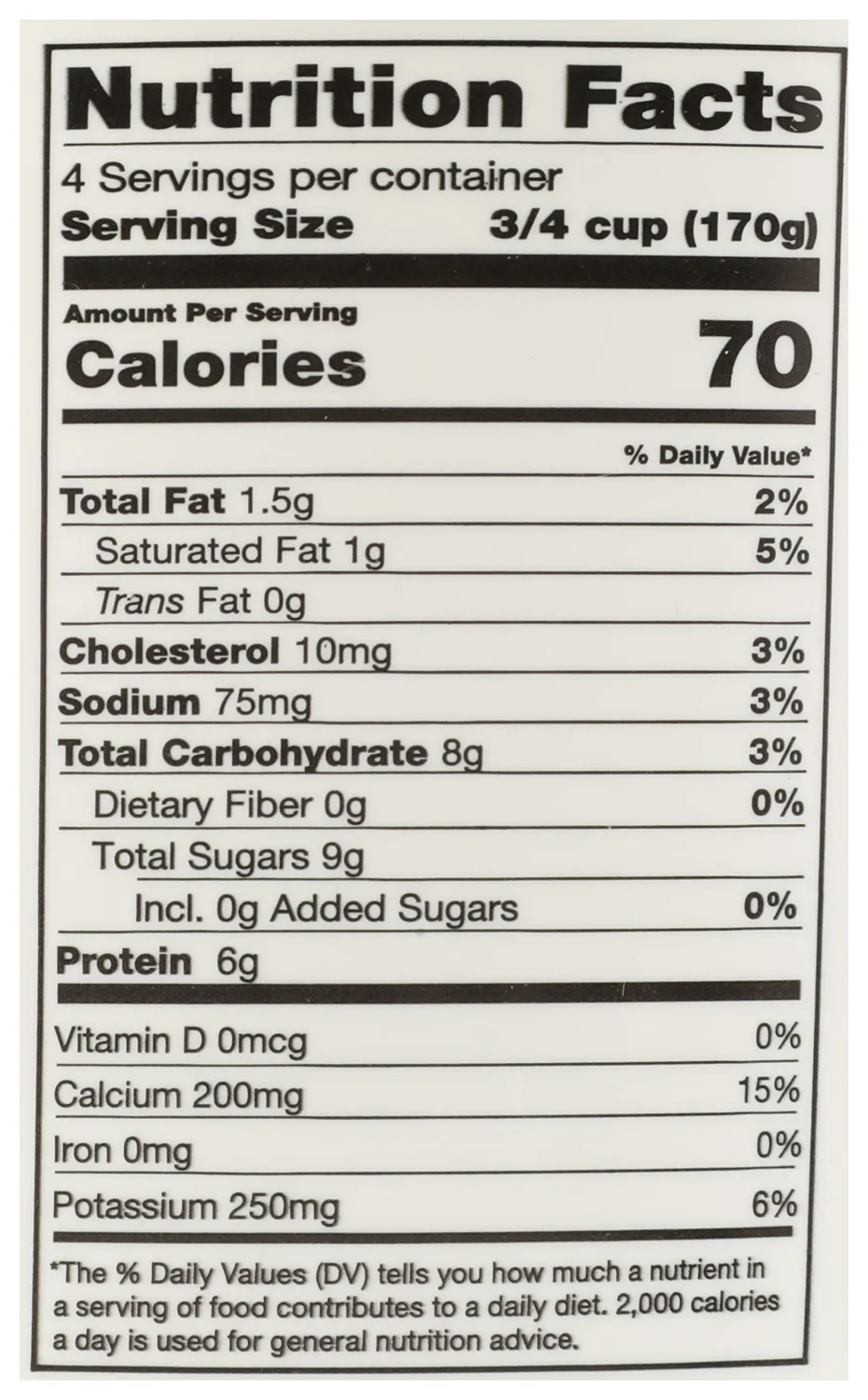 ALEXANDRE FAMILY FARMS Organic Plain A2 Low Fat Yogurt, 24 OZ