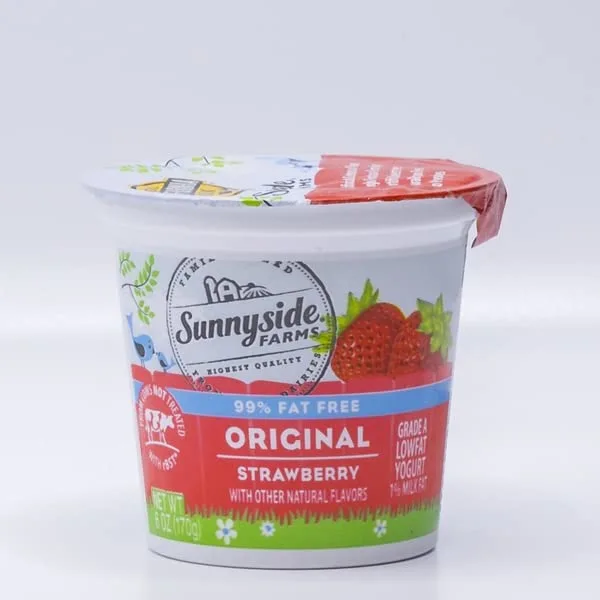 Sunnyside Farms, Original Yogurt, Strawberry, 6 Ounce