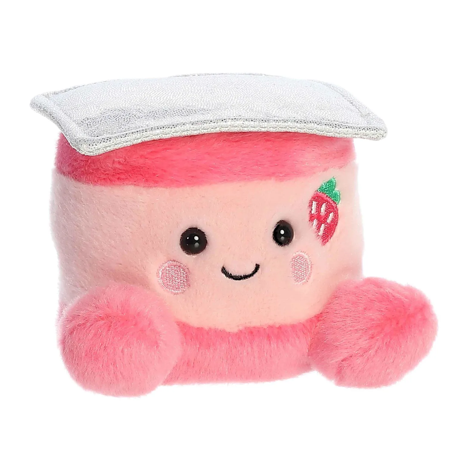 Aurora® Adorable Palm Pals™ Yona Yogurt™ Stuffed Animal - Pocket-Sized Play - Collectable Fun - Pink 5 Inches