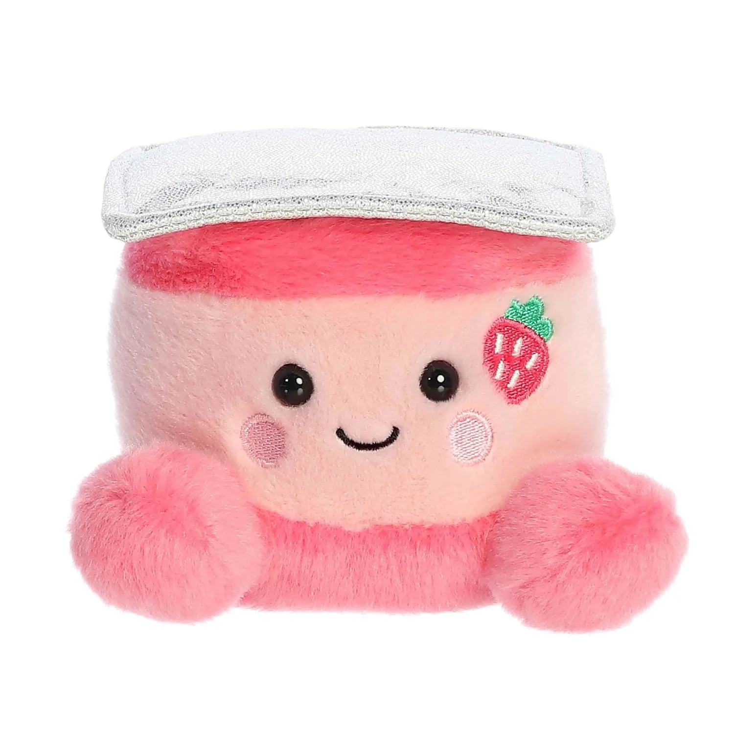 Aurora® Adorable Palm Pals™ Yona Yogurt™ Stuffed Animal - Pocket-Sized Play - Collectable Fun - Pink 5 Inches