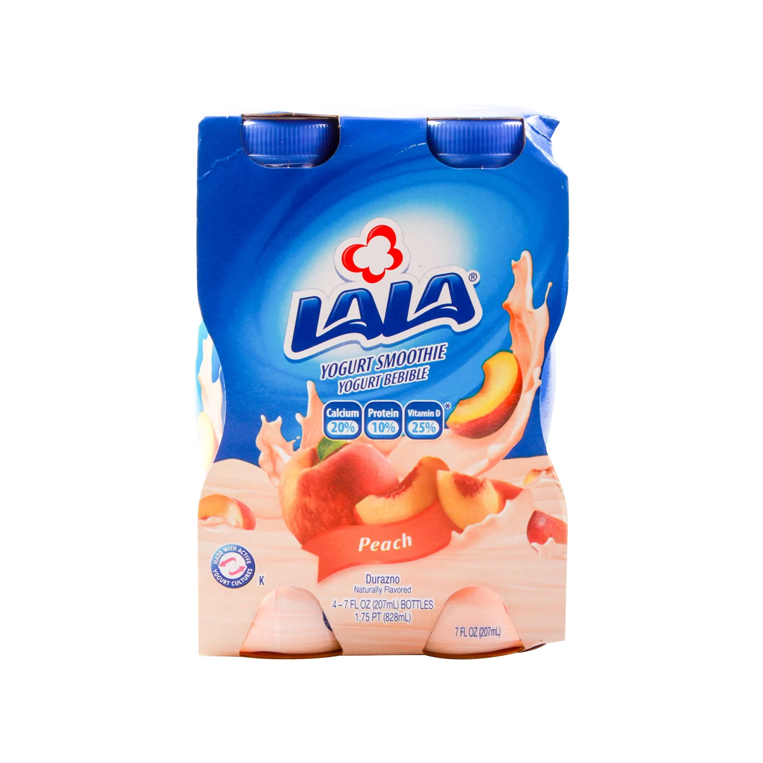 Lala, Peach Yogurt Smoothie, 7 Ounce
