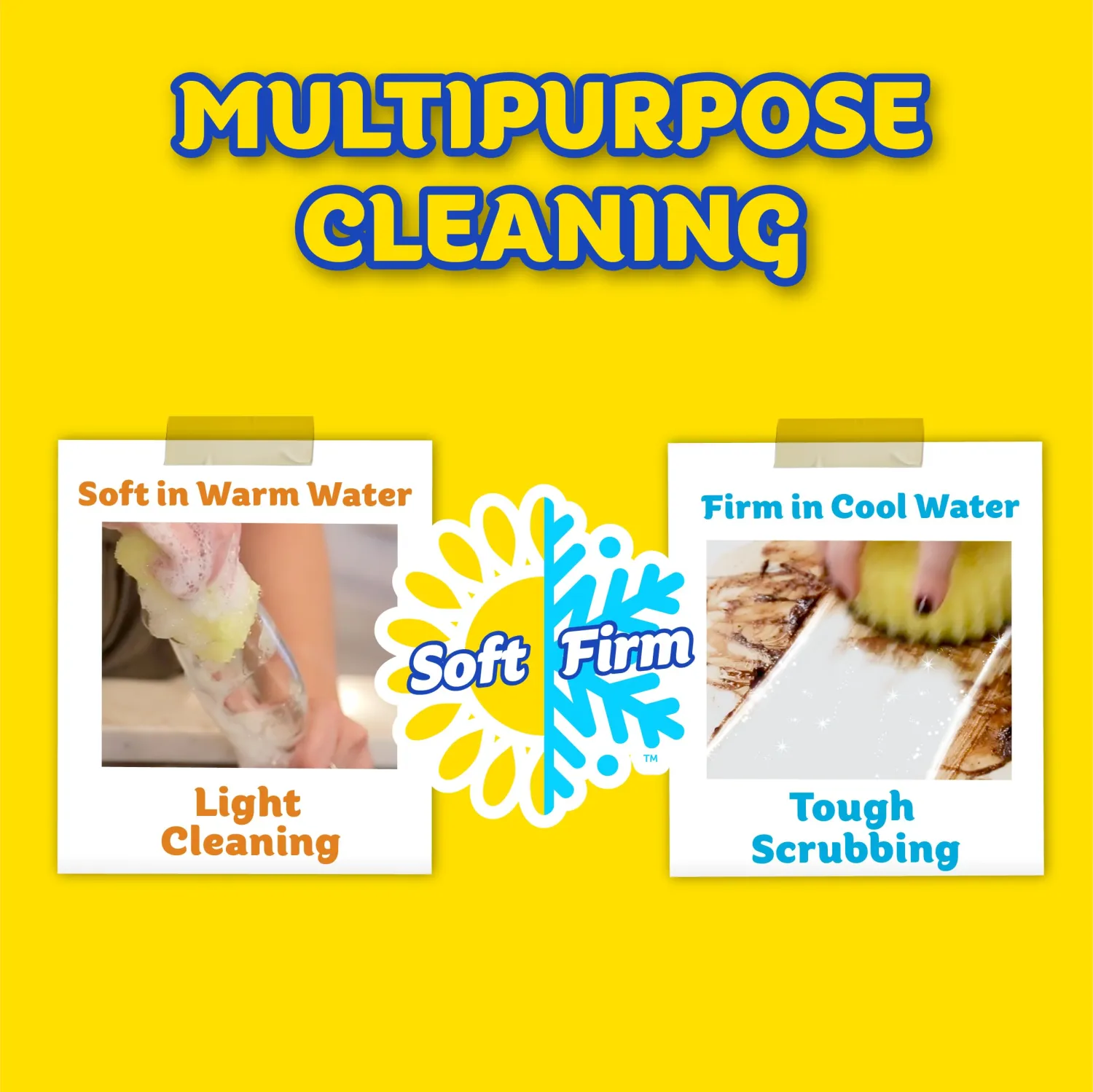Scrub Daddy Scrub Mommy + Cif Cream All Purpose Cleaner, Original - Cleaning Supplies with Household Cleaning Cream & Non Scratch Sponge - Bathroom & Kitchen Cleaner