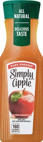 Simply, Apple Juice, 11.5 Fl Oz Bottle
