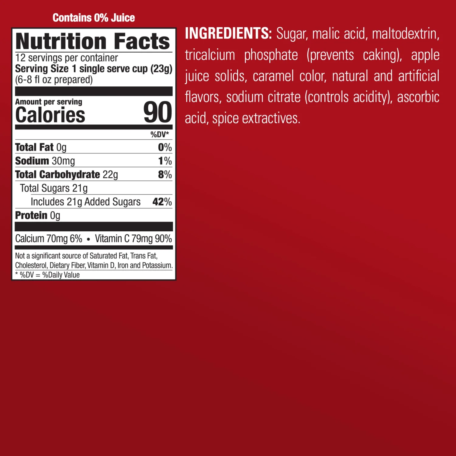 Alpine Original Spiced Apple Cider Instant Drink Mix, Single Serve K-Cups, 12 CT (Pack of 2)
