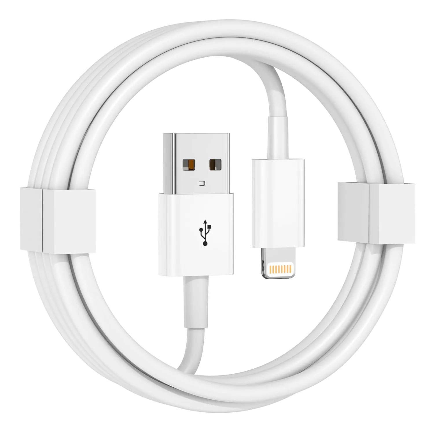 Car Apple Carplay Cable, [Apple MFi Certified] USB A to Lightning Cable for iPhone 14,13 pro max,Plus,SE 2nd/12/11/Xs/XR,Charging Cords for iPhone (White, 3 ft)