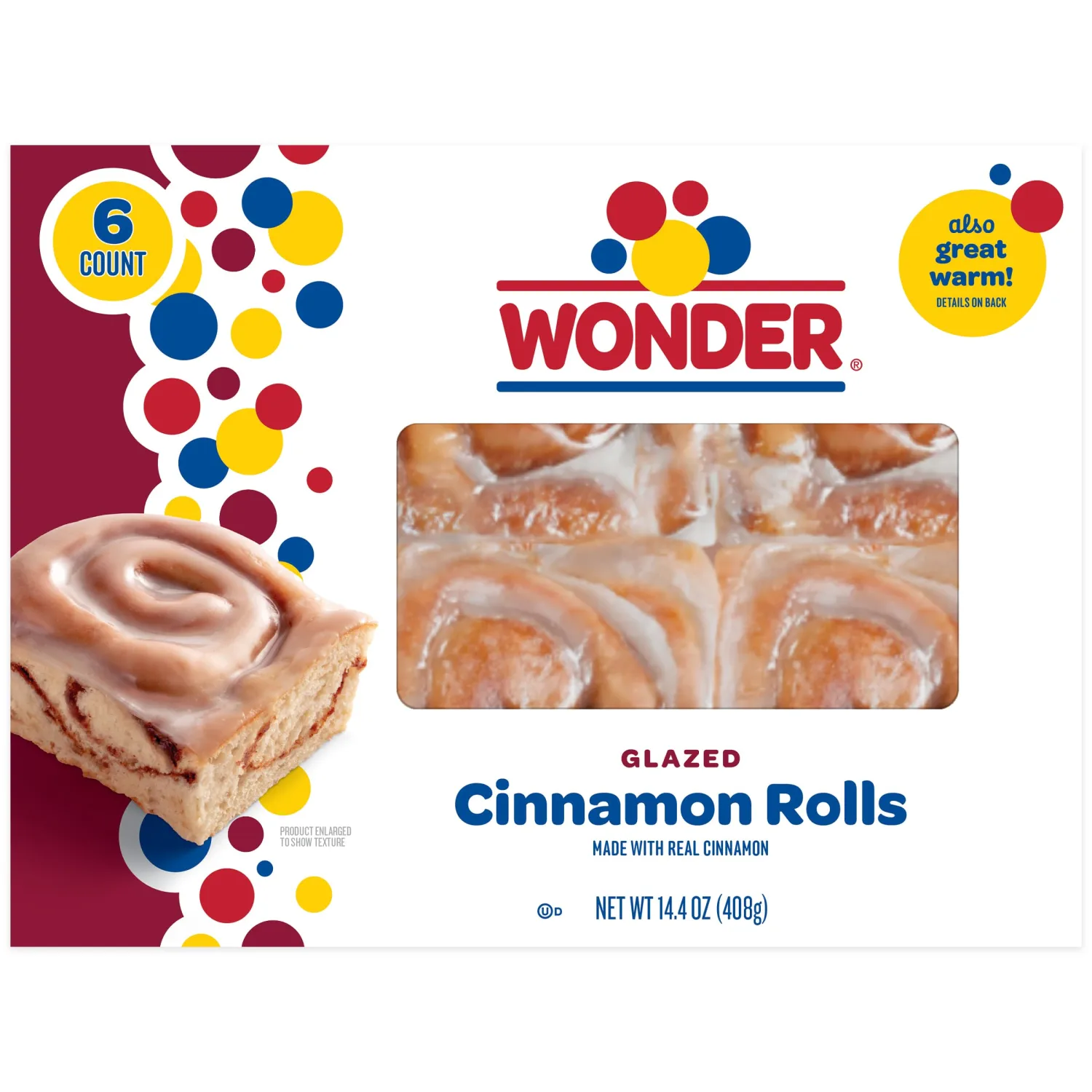 Wonder 6ct Cinnamon Rolls 14.4oz