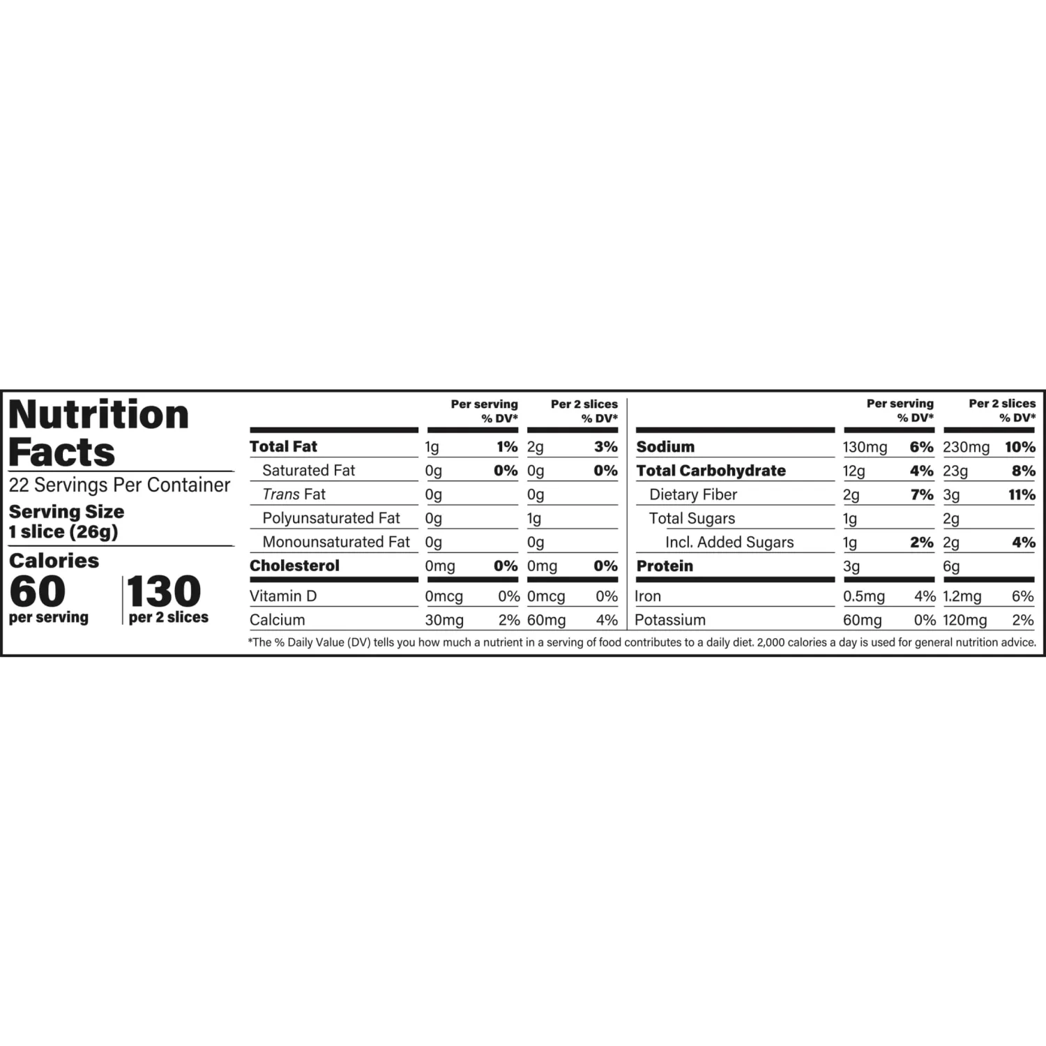 Sara Lee 100% Whole Wheat Sandwich Bread, 20 Oz Loaf of Wheat Bread With No Artificial Colors or Flavors