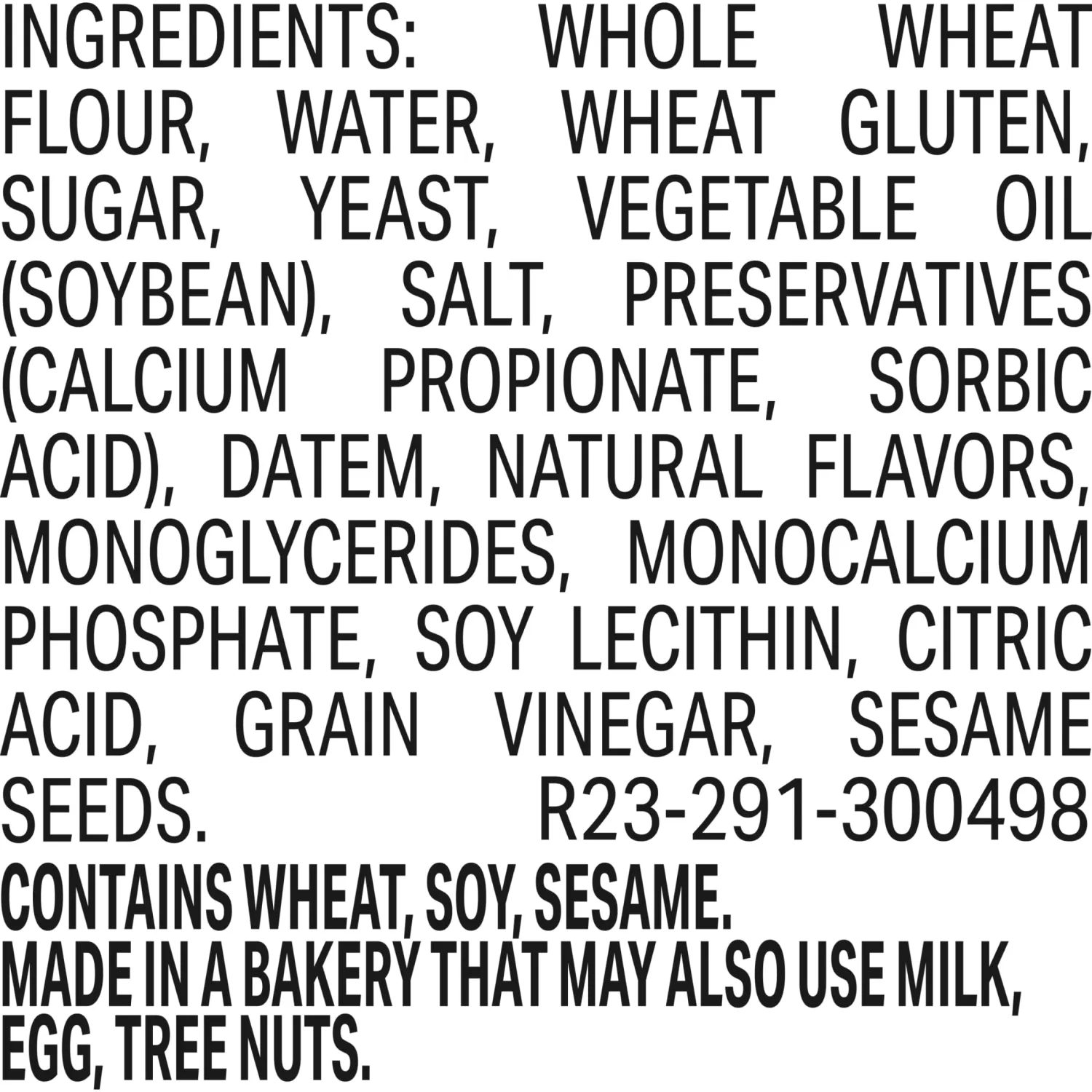 Sara Lee 100% Whole Wheat Sandwich Bread, 20 Oz Loaf of Wheat Bread With No Artificial Colors or Flavors