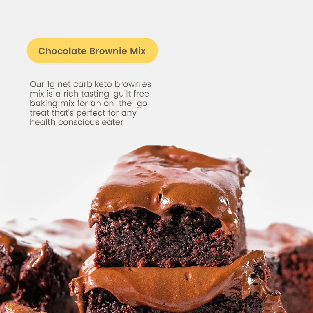 Good Dee's Chocolate Brownie Mix | Keto Baking Mix | Sugar-Free, Gluten-Free, Grain-Free, Nut-Free, Soy-Free & Low Carb Baking Mix | Diabetic, Atkins & WW Friendly (Pack of 1)