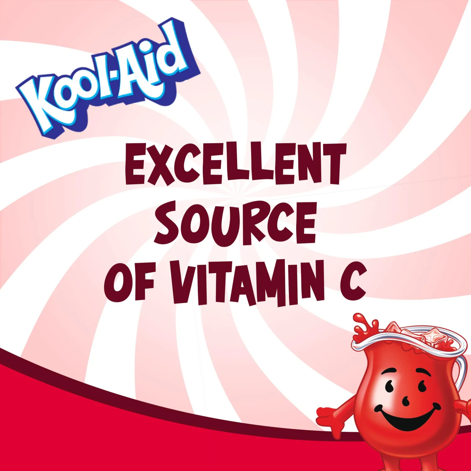 Kool-Aid Sugar-Sweetened Cherry Powdered Soft Drink Mix, 19 oz Canister
