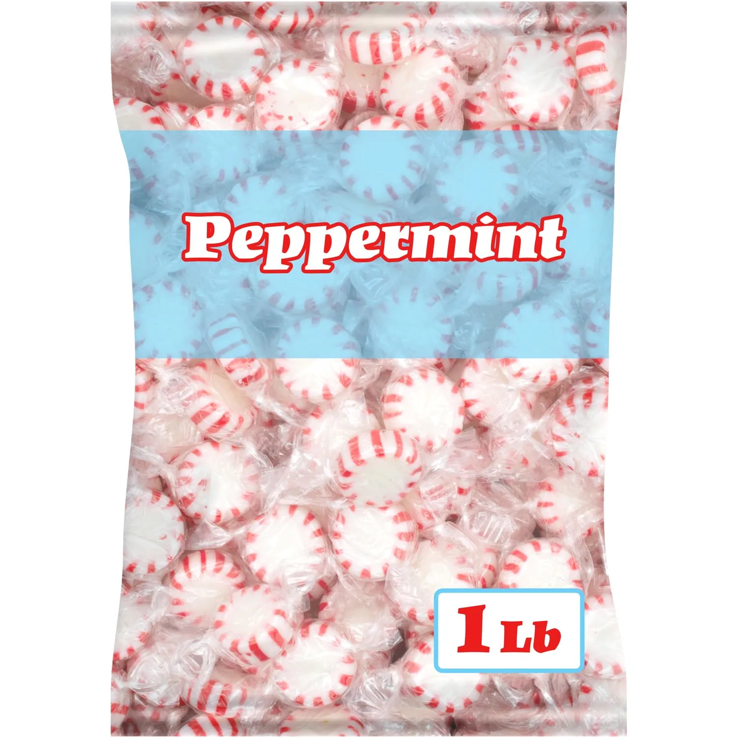 Starlight Candy, Individually Wrapped (Peppermint, 1 Pound)