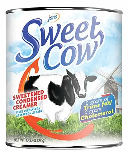 Sweet Cow Condensed Milk, 13.23 Oz (Pack of 2) — Jans Sweetened Condensed Milk Creamer for Baking