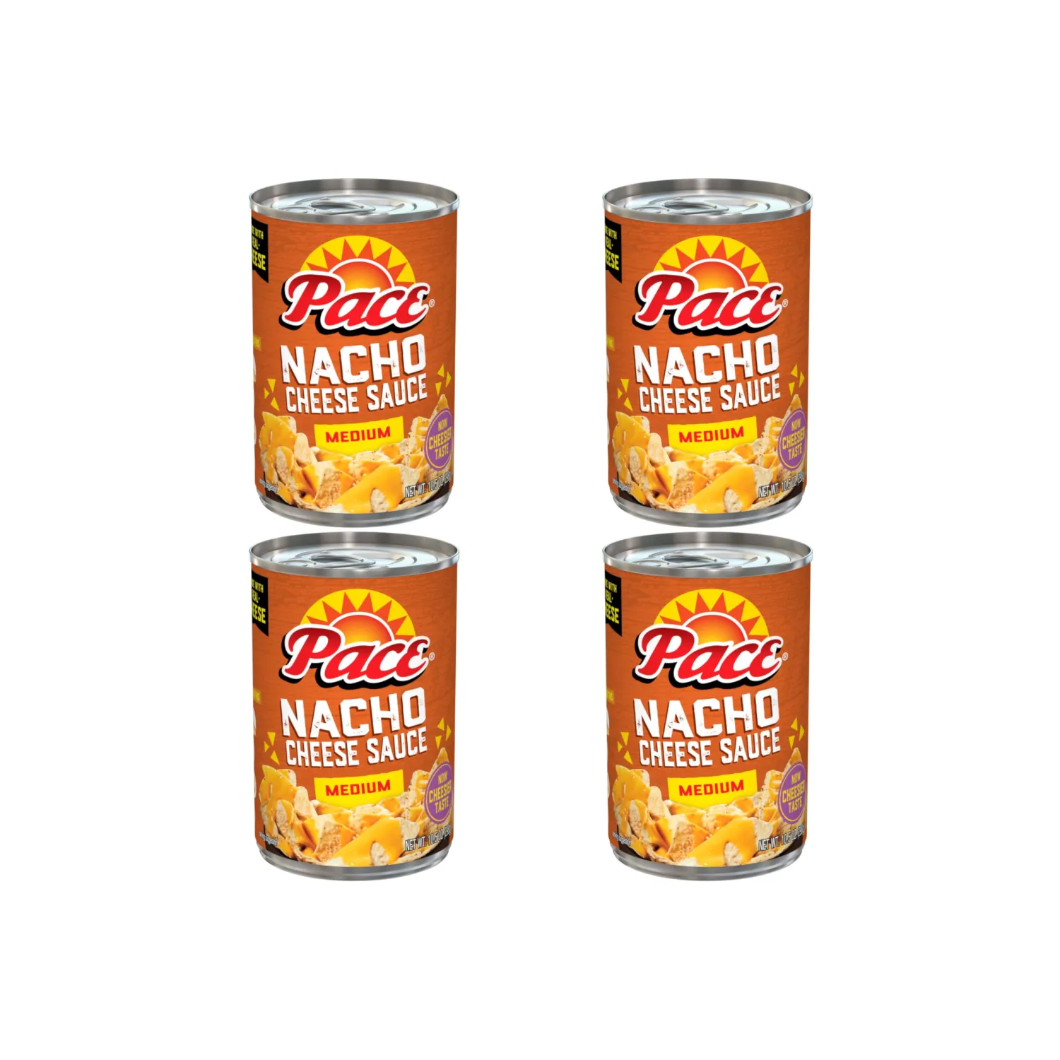 Pace Medium Nacho Cheese Sauce, 10.5 oz (Pack of 4)