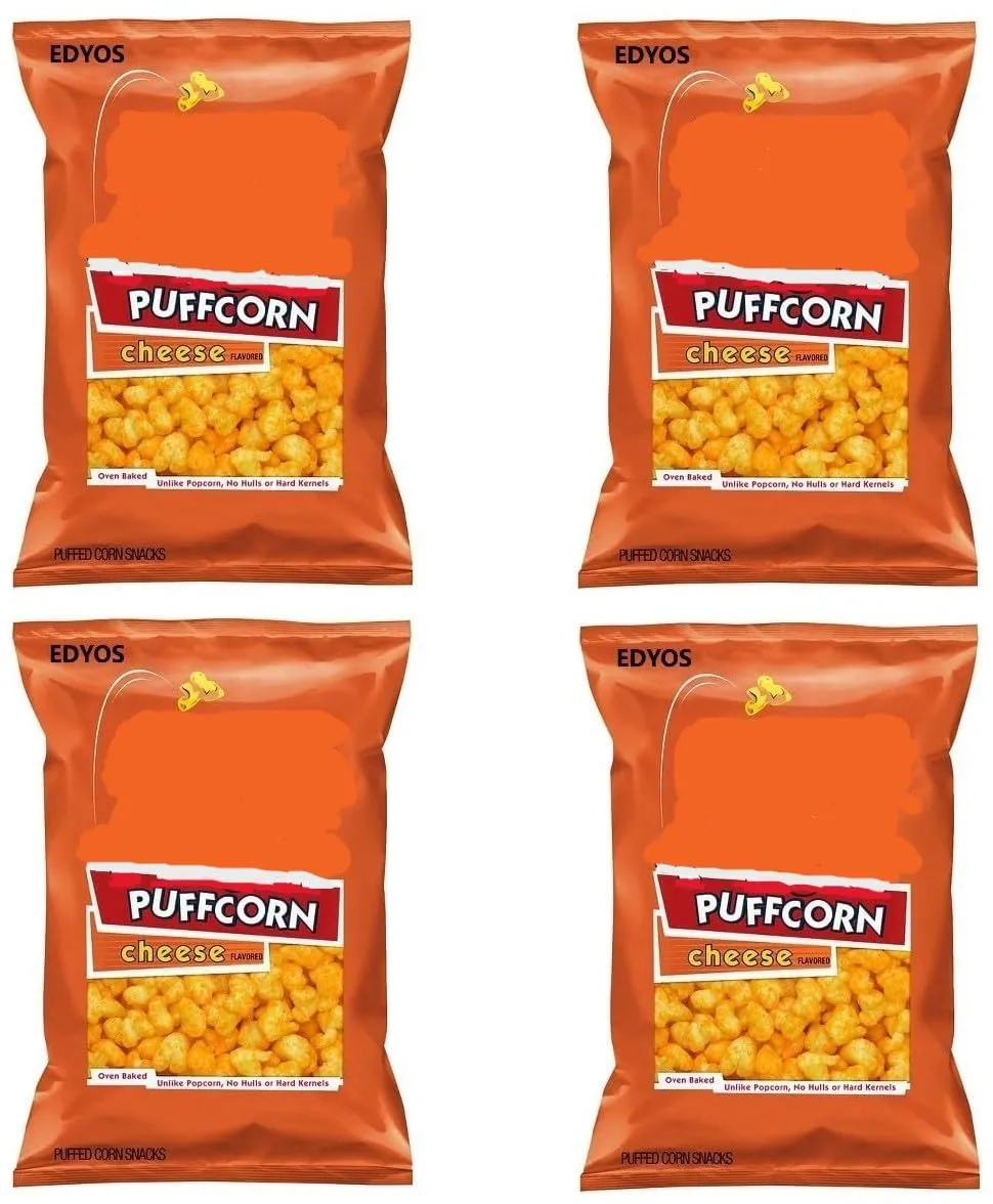 Puffcorn Snacks, Cheese, 4.25 Ounce (Pack of 4)