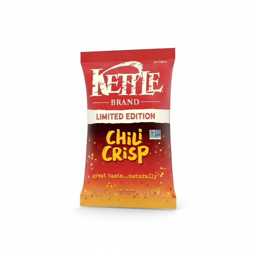 Kettle Brand Chili Crisp Potato Chips, 6.5 Oz Bag