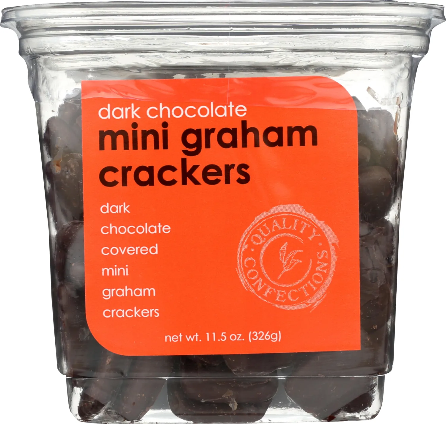 NASSAU CANDY Dark Chocolate Mini Grahams, 11.5 OZ
