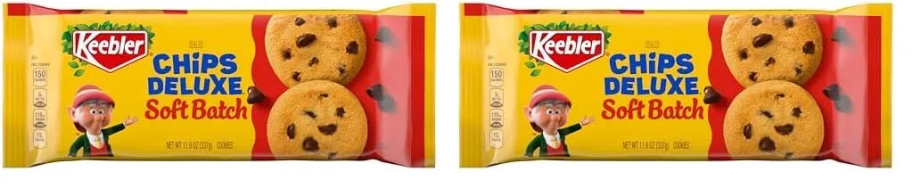 Keebler Soft Batch Chocolate Chip Cookies, 11.9 oz (Pack of 2)