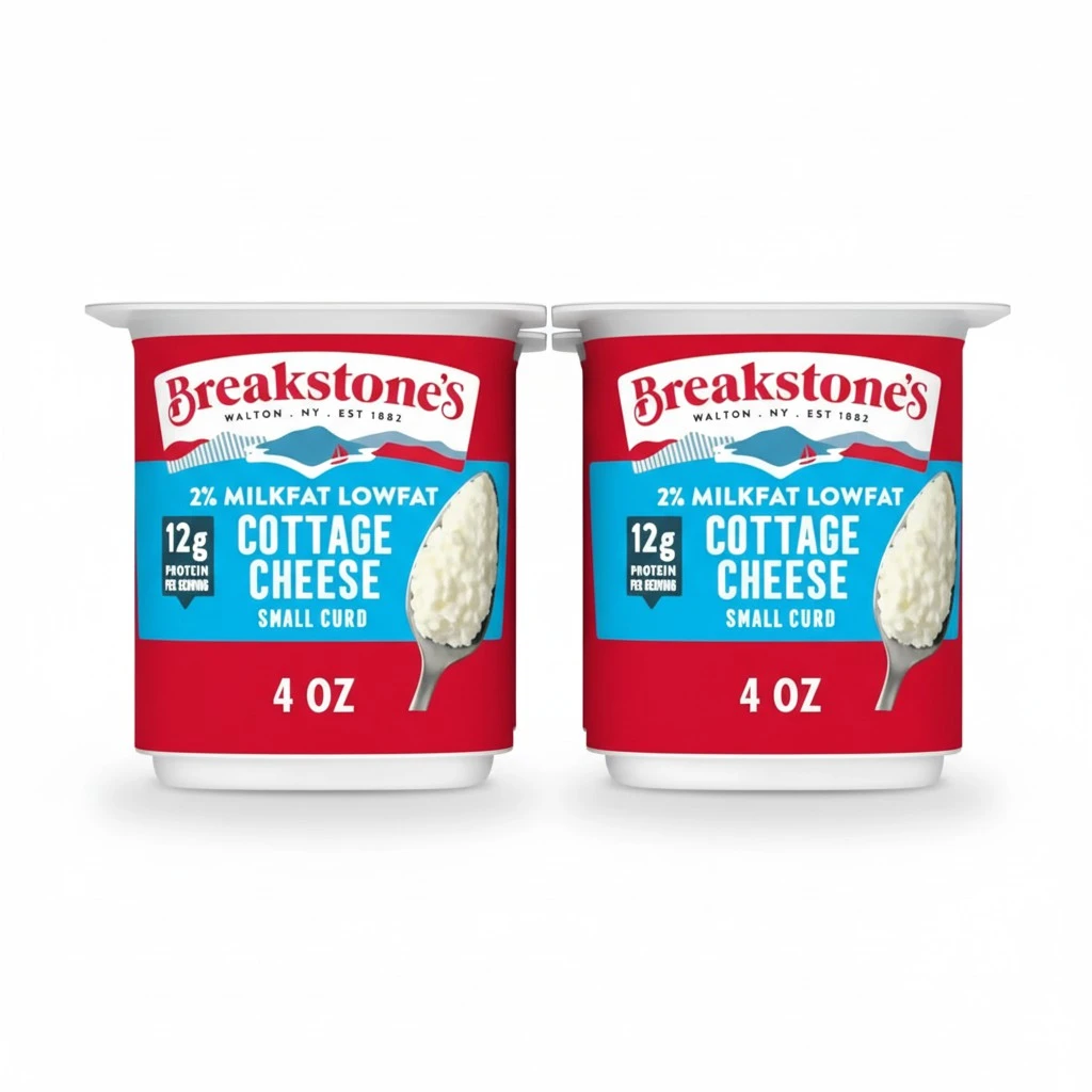 Breakstone's Small Curd 2% Milkfat Min. Cottage Cheese 16 oz. (4-4 oz Cups)