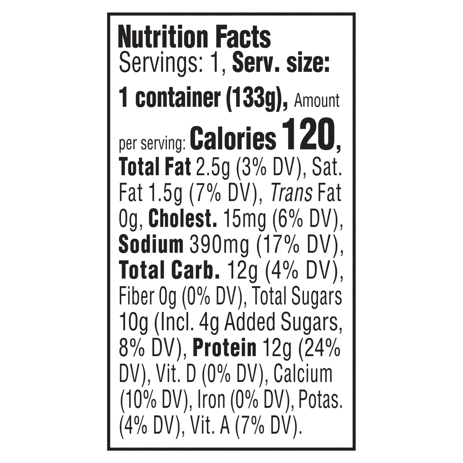 Breakstone's Cottage Doubles Blueberry & Cottage Cheese (4.7 oz Cup)