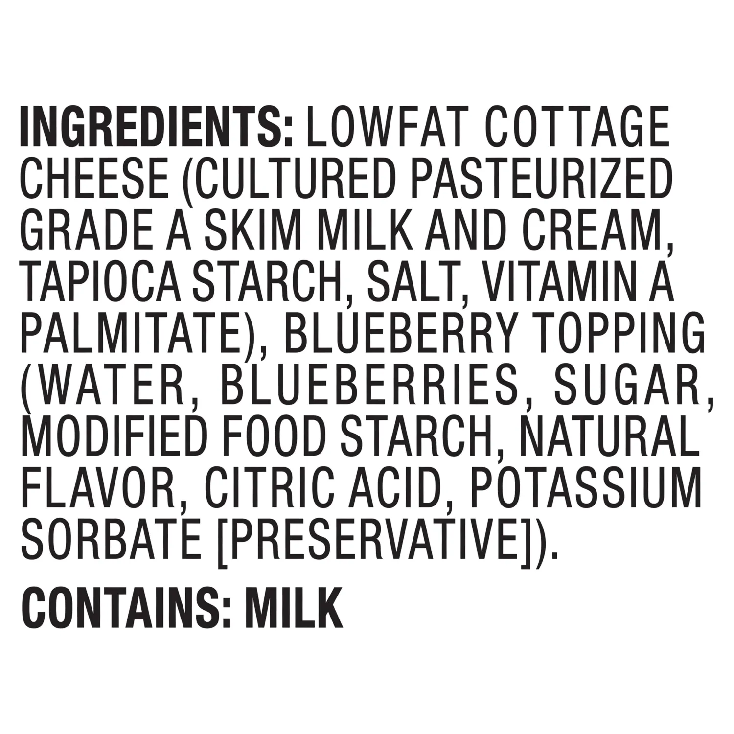 Breakstone's Cottage Doubles Blueberry & Cottage Cheese (4.7 oz Cup)