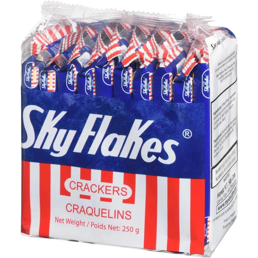 M.Y. San Sky Flakes Crackers Bag, 7.05 Ounce
