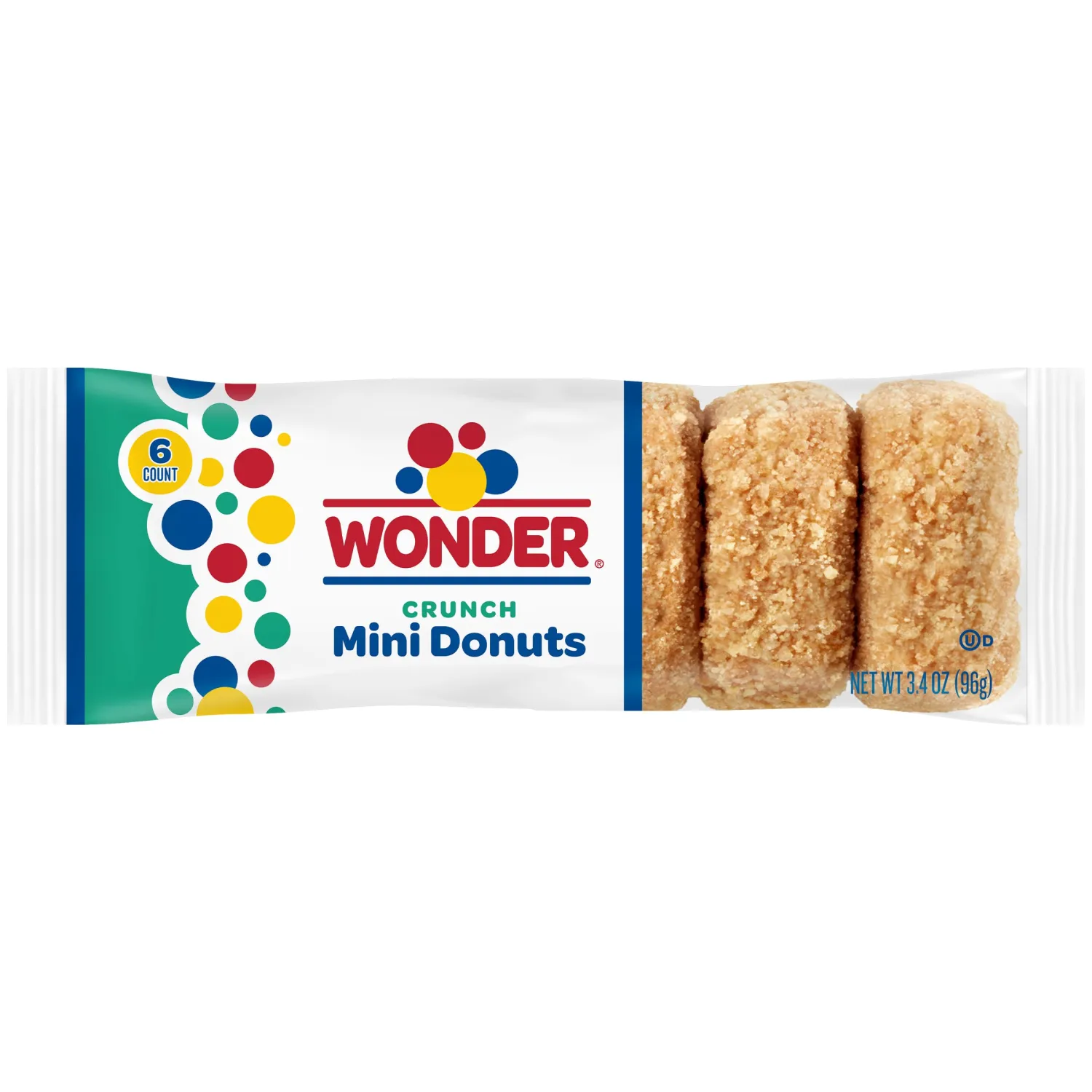 Wonder 6ct Crunch Donut 3.4oz