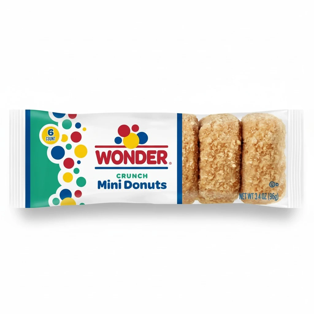 Wonder 6ct Crunch Donut 3.4oz