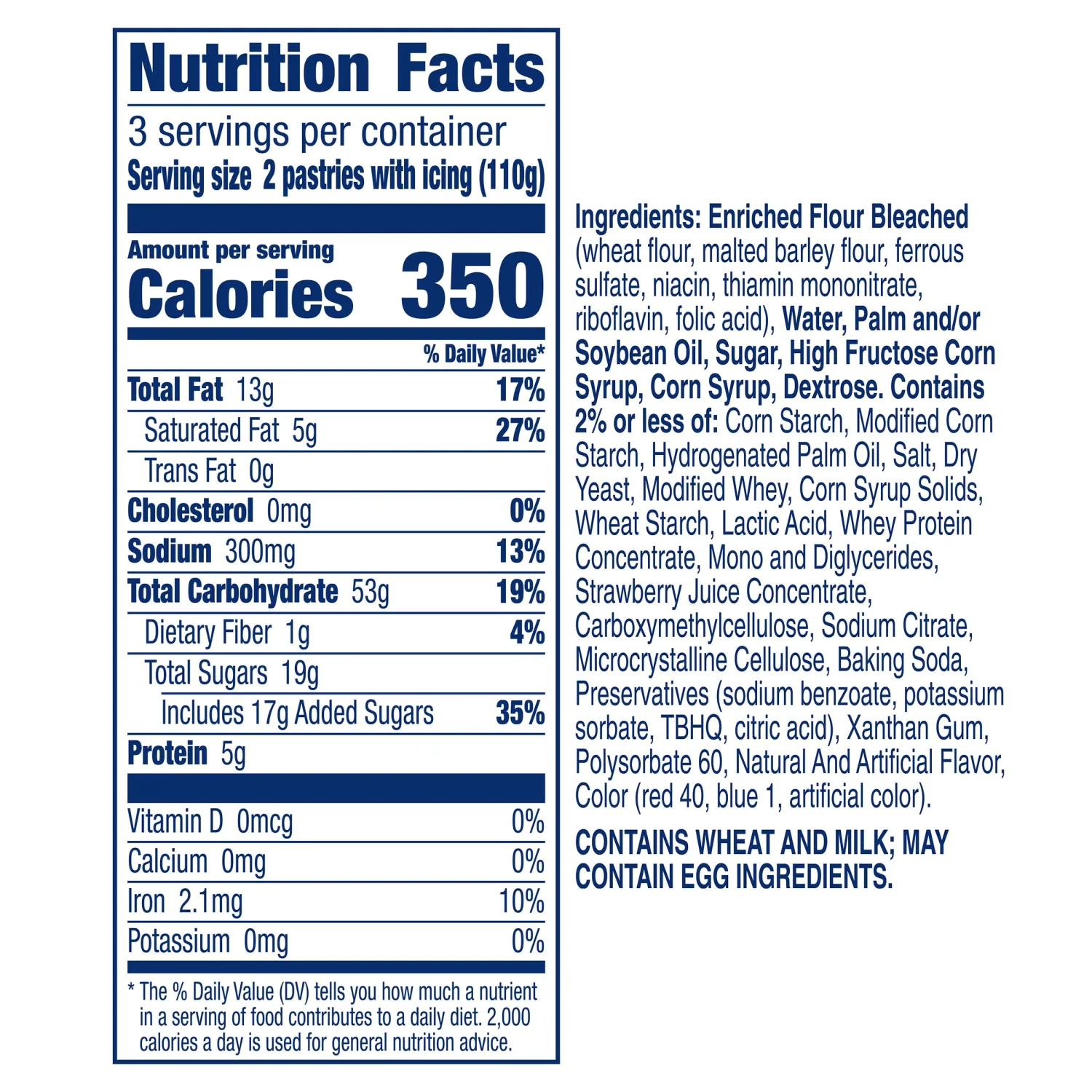 Pillsbury Toaster Strudel Pastries, Strawberry, 6 ct, 11.7 oz