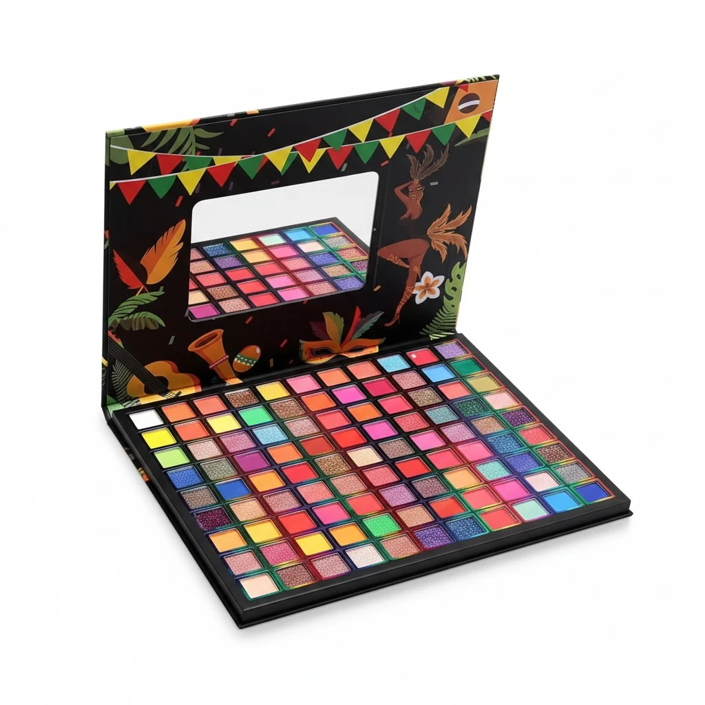 99 Colors Eyeshadow Palette,Matte Glitter Eyeshadow Makeup Palette with Eyeshadow Brush,Highly Pigmented Colorful Shimmer Eye Shadow Palette Makeup Kit for Women