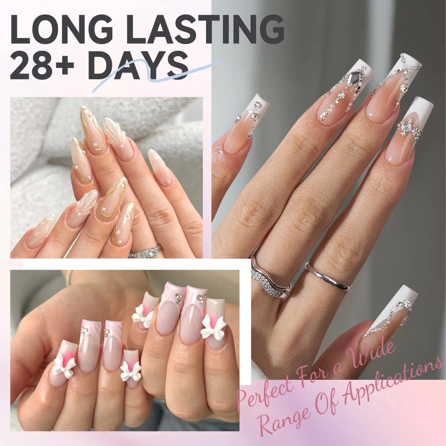 UNA GELLA Builder Gel for Nails 35ml 3D Molding Nail Art Sculpting Gel for Nail Non-Sticky Hard Gel Solid Nail Glue U V/LED Nail Lamp Required 1pc for Nail Extension Salon DIY