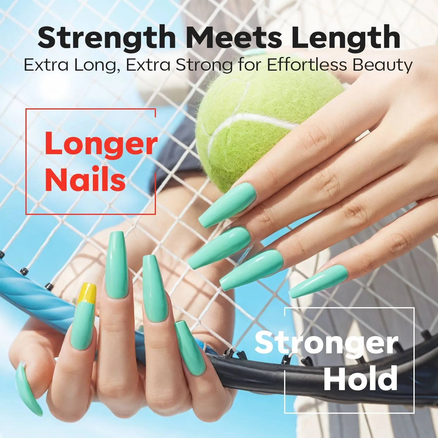 modelones Nail Glue, 9 in One Nail Glue for Press Ons, Clear Tips, Acrylic Nails, Need U V Light Cured, 15ML