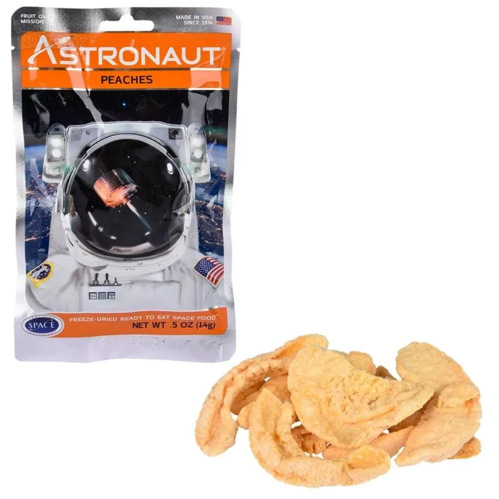 Astronaut Freeze Dried Peaches (Pouch)