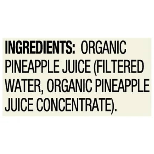 R.W. Knudsen Organic Pineapple Juice, 32 Ounces (Pacakging May Vary)