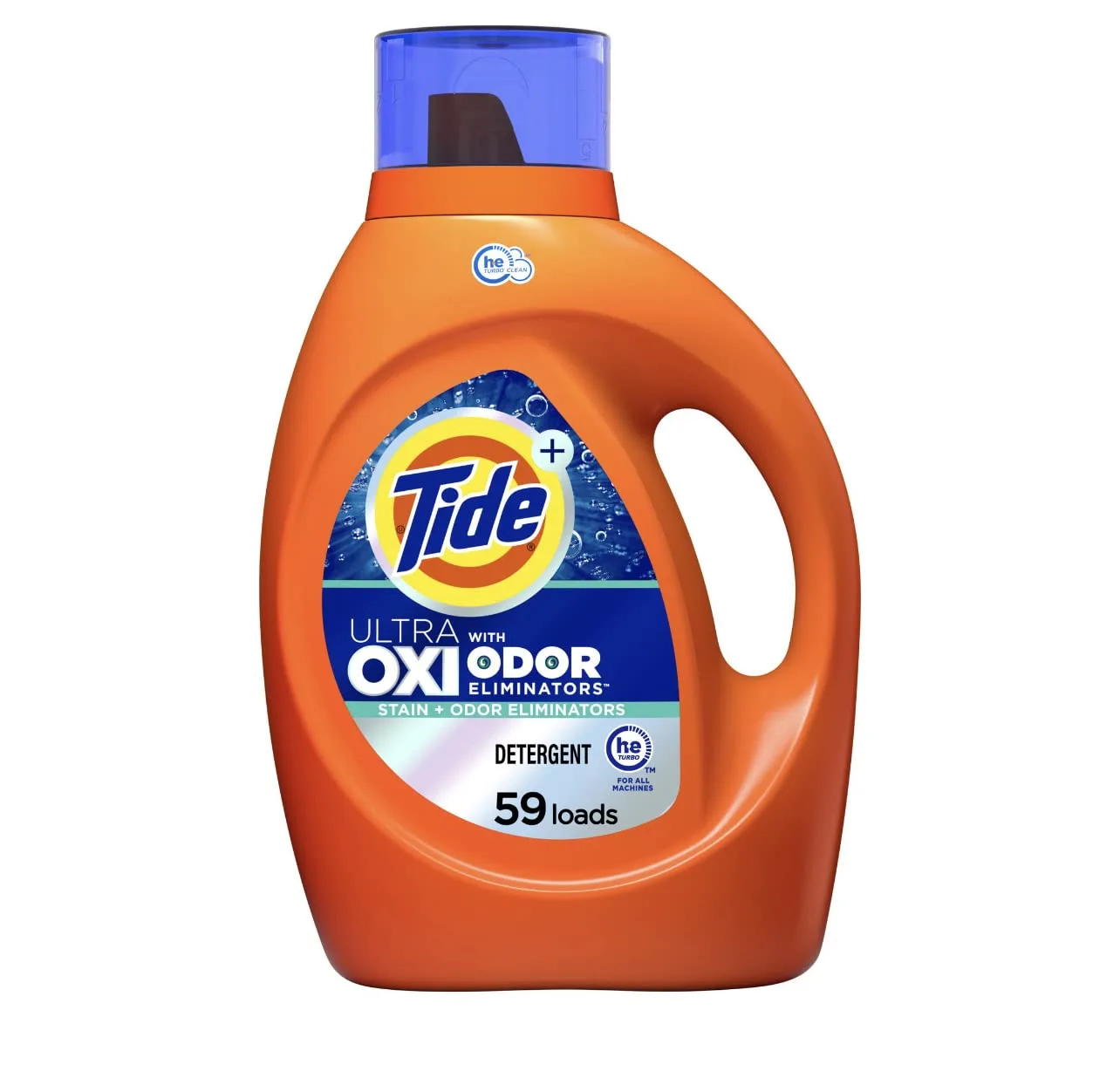 Tide Ultra OXI with Odor Eliminators Liquid Laundry Detergent, 92 oz., For Visible and Invisible Dirt