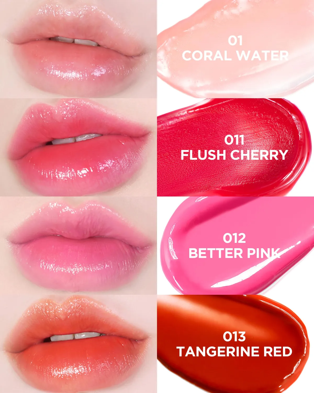 TOCOBO Glass Tinted Lip Balm 013 Tangerine Red 0.67 oz /19g | Glow Moisturizing Vegan Lip Balm & Vivid Tinted Transparent Color