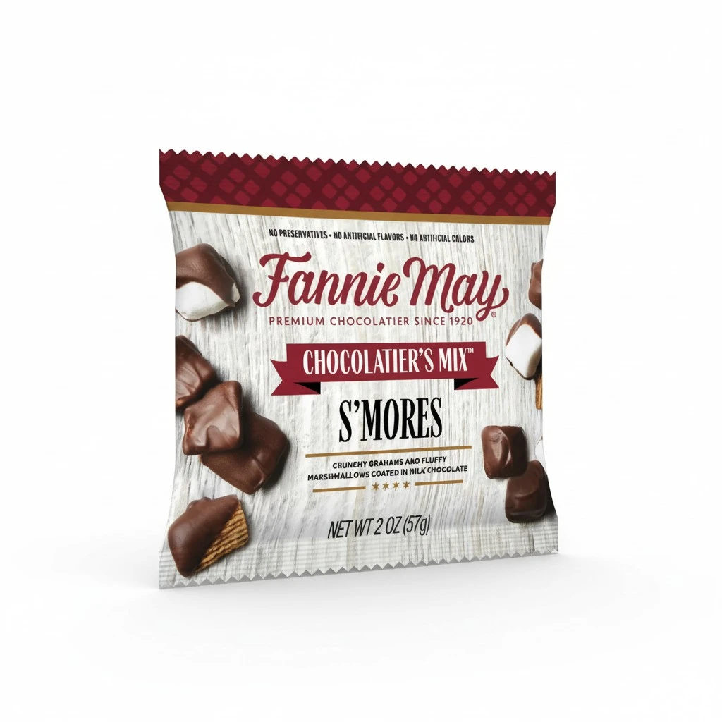 Fannie May 2oz S'mores Snack Mix Single Serve Bag