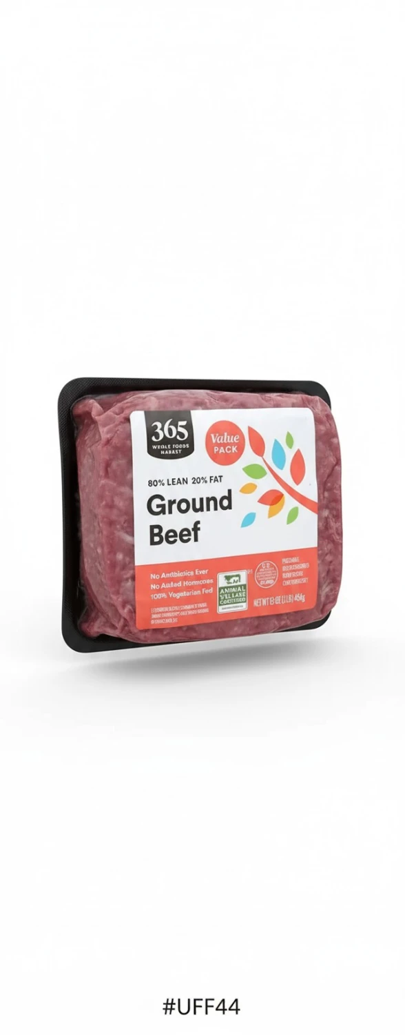 365 by Whole Foods Market, Ground Beef 80% Lean/20% Fat, 48 Ounce