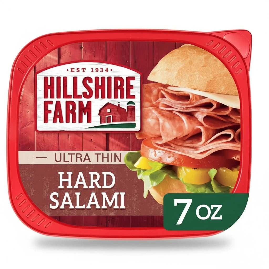 Hillshire Farm Ultra Thin Uncured Hard Salami, 7 Oz.