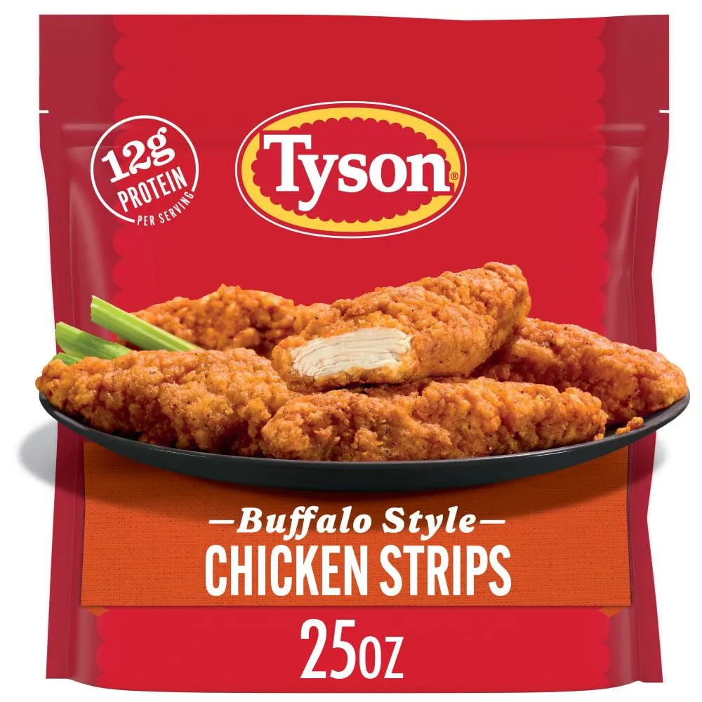 Tyson Buffalo Style Chicken Strips, 25 Oz (Frozen)