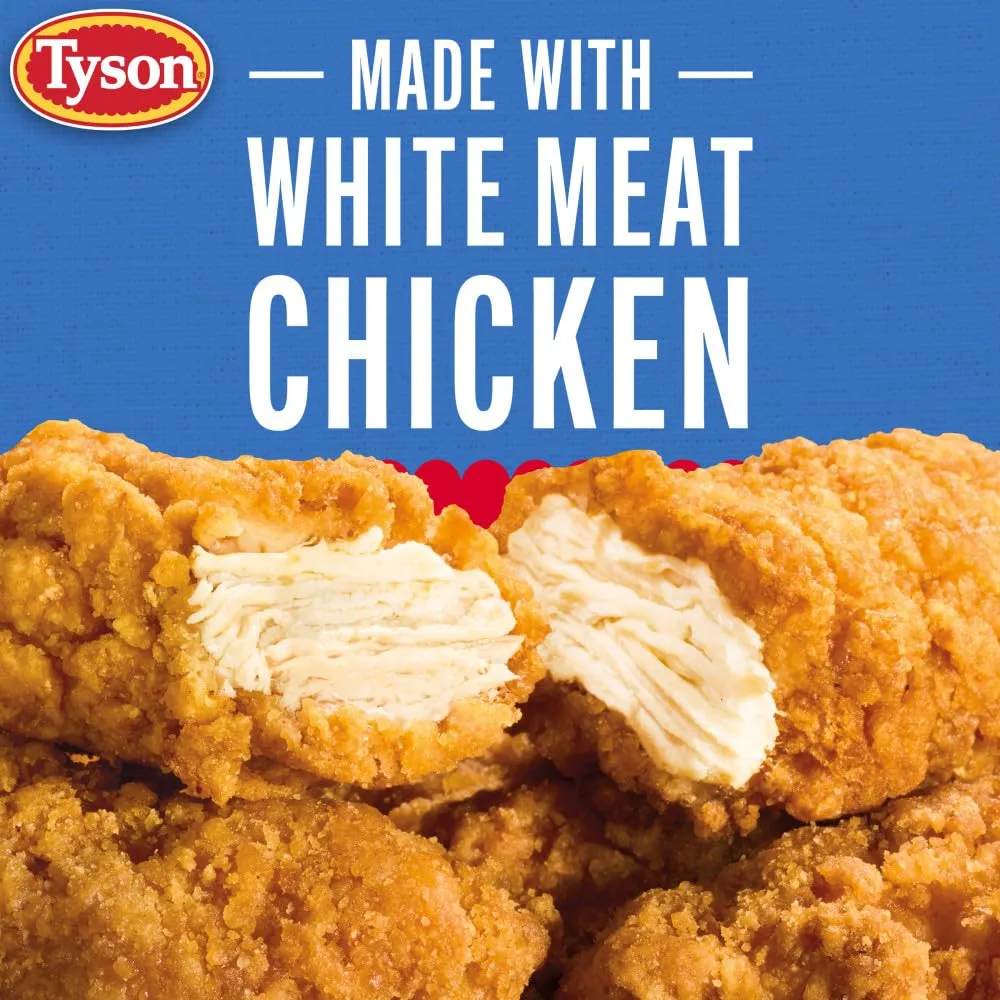 Tyson Fully Cooked Crispy Chicken Strips, 25 oz (Frozen)