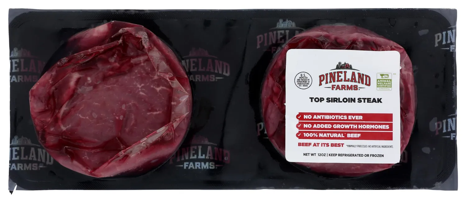 PINELAND FARMS NATURAL MEATS Top Sirloin Steak, 12 OZ