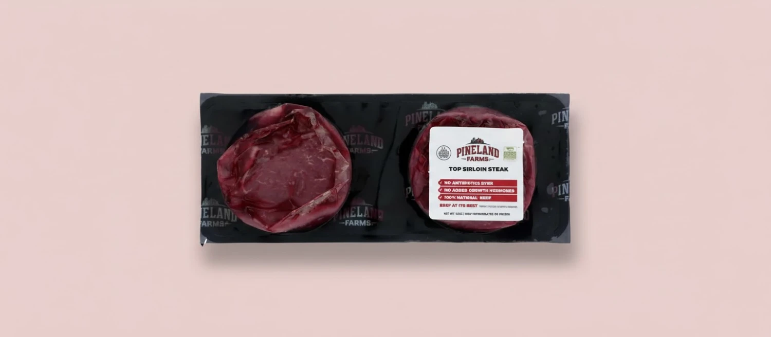 PINELAND FARMS NATURAL MEATS Top Sirloin Steak, 12 OZ