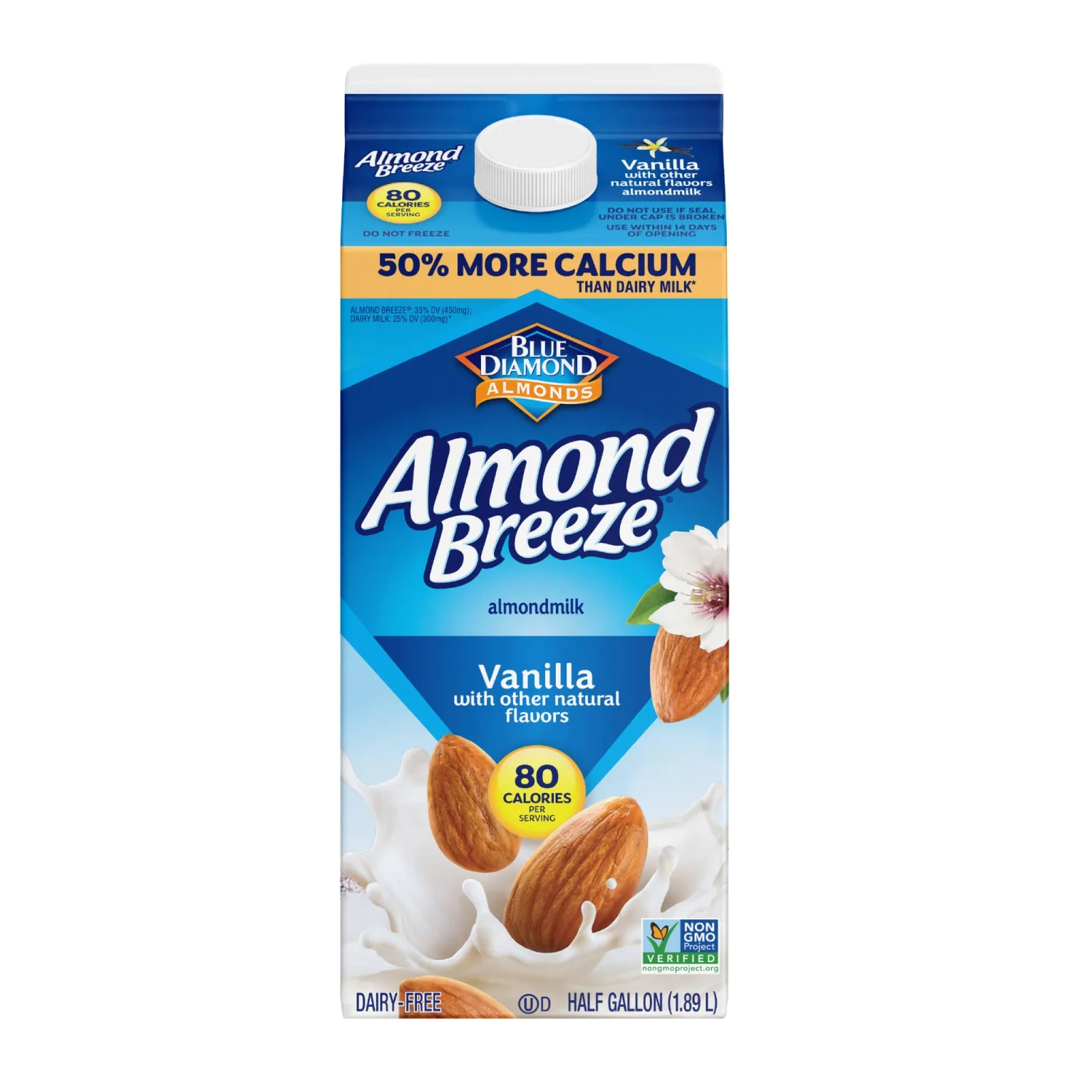 Almond Breeze Vanilla Beverage, 64 oz