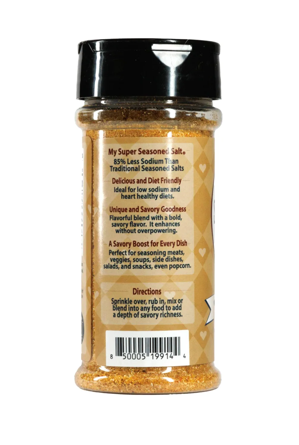 My SUPER SALT® Seasoned – Functional All-Purpose Salt Substitute - 85% Less Sodium - Everyday Flavor with Smart Mineral Support - 6 oz