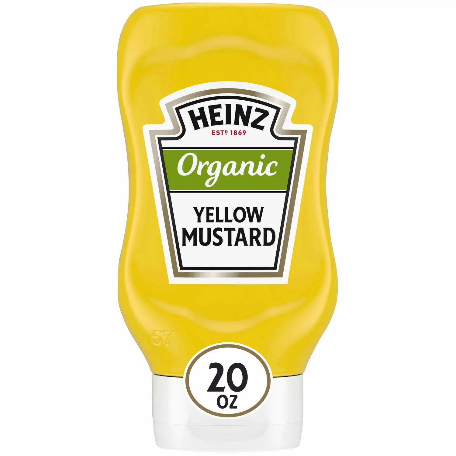 Heinz Organic Yellow Mustard (20 oz Bottle)