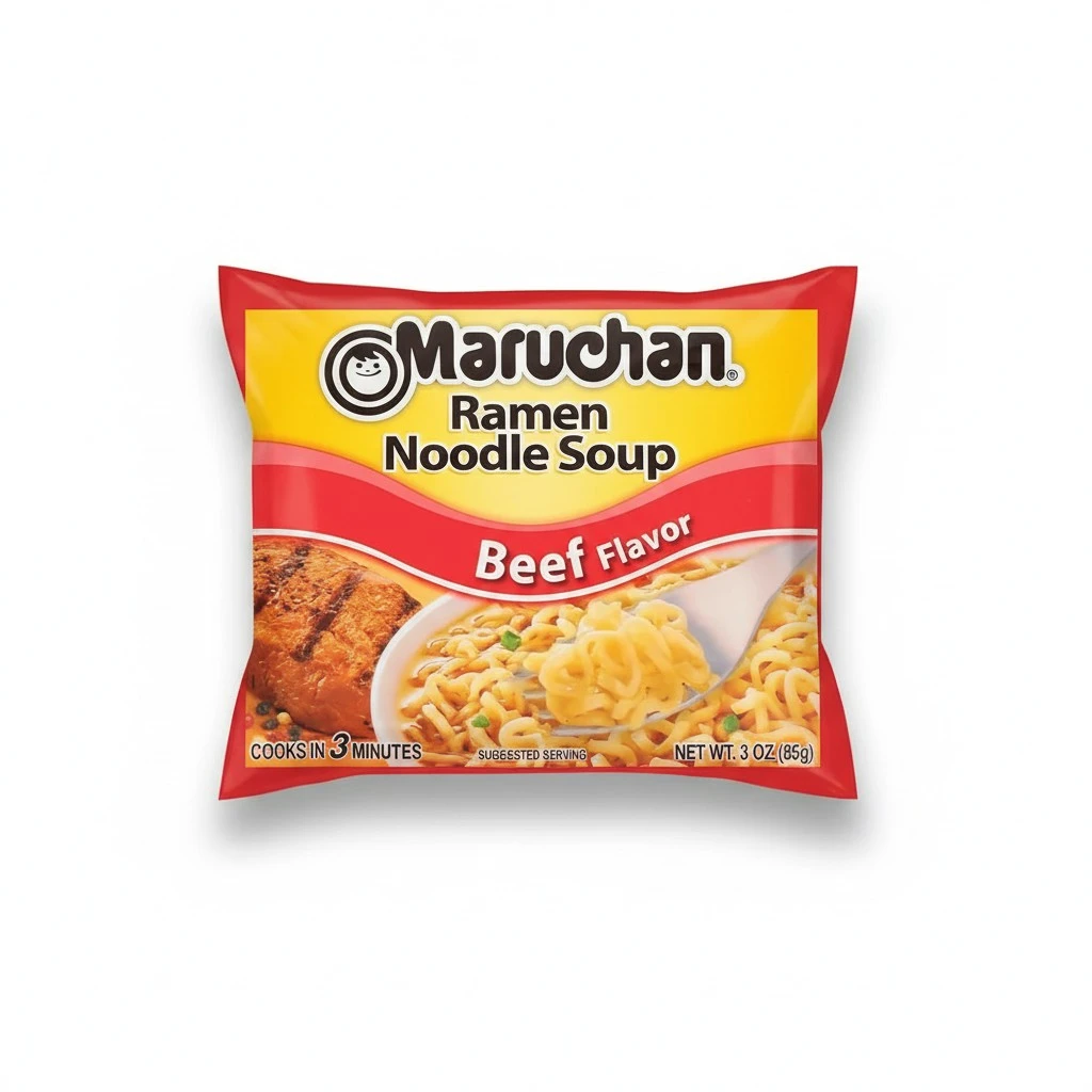 Maruchan Ramen Noodle Soup, Beef, 3 oz