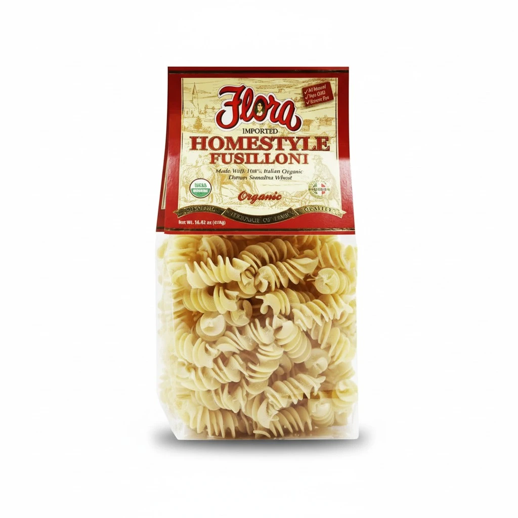 Flora Fine Foods Organic Homestyle Pasta (Organic Homestyle Fusilloni)