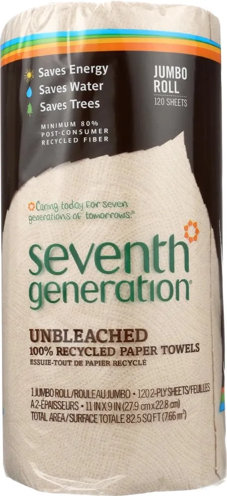 Paper Towel BRN 1RL 7G by SEVENTH GENERATION MfrPartNo 10732913137203