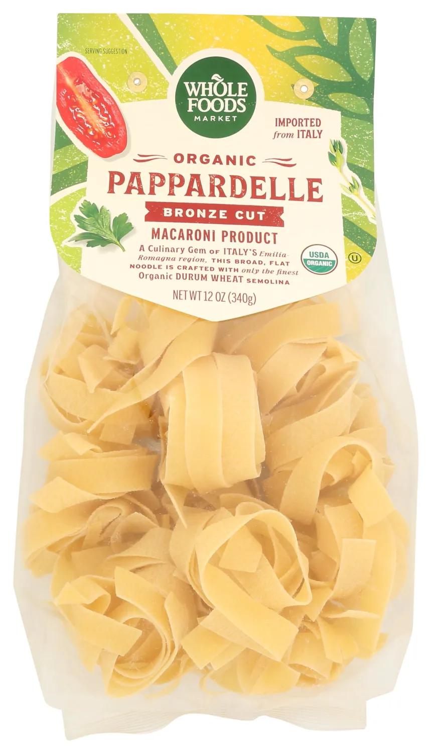 Whole Foods Market, Organic Pasta Pappardelle, 12 Ounce