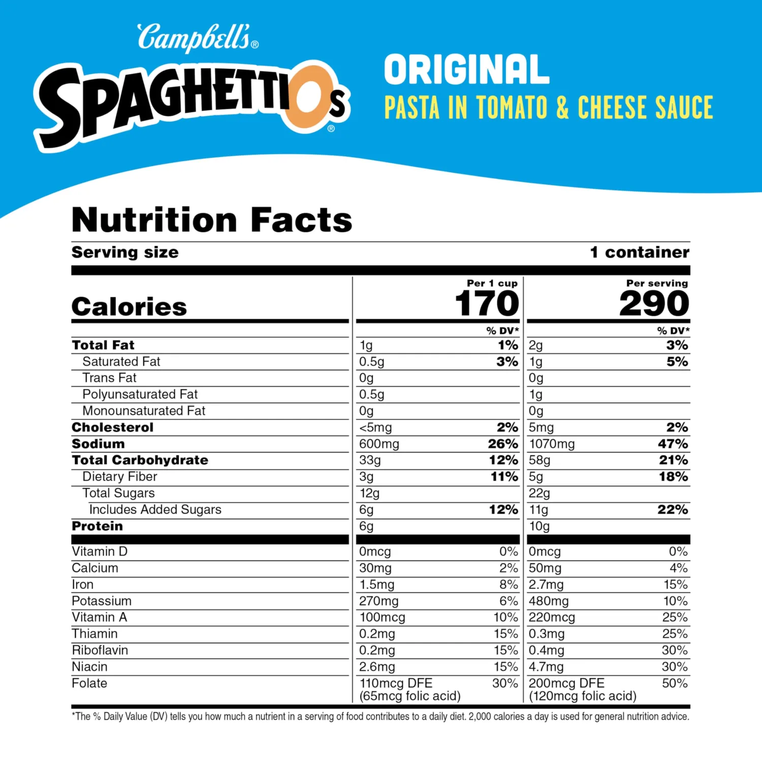 SpaghettiOs Original Canned Pasta, 15.8 oz Can (Pack of 6)